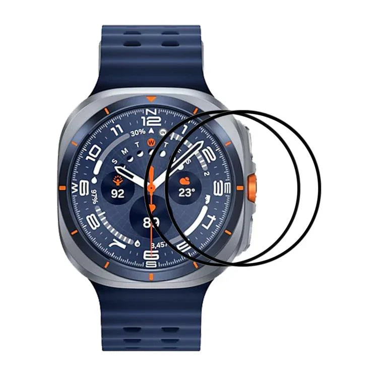 2 miếng phim màn hình HD phủ toàn bộ cạnh mềm PC 3D ENKAY, dành cho Samsung Galaxy Watch Ultra 47mm / Ultra 2025, dành cho Samsung Galaxy Watch8 Classic 46mm, dành cho Samsung Galaxy Watch8 44mm, dành cho Samsung Galaxy Watch8 40mm