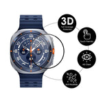 2 miếng phim màn hình HD phủ toàn bộ cạnh mềm PC 3D ENKAY, dành cho Samsung Galaxy Watch Ultra 47mm / Ultra 2025, dành cho Samsung Galaxy Watch8 Classic 46mm, dành cho Samsung Galaxy Watch8 44mm, dành cho Samsung Galaxy Watch8 40mm