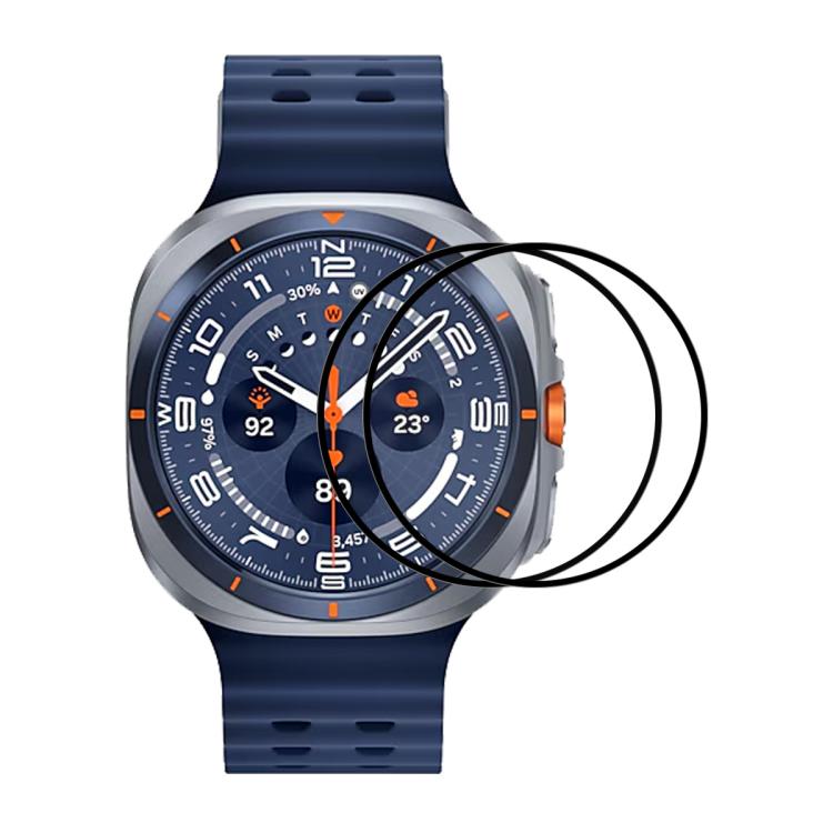 2 miếng phim màn hình HD phủ toàn bộ cạnh mềm PC 3D ENKAY, dành cho Samsung Galaxy Watch Ultra 47mm / Ultra 2025, dành cho Samsung Galaxy Watch8 Classic 46mm, dành cho Samsung Galaxy Watch8 44mm, dành cho Samsung Galaxy Watch8 40mm