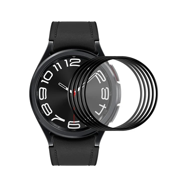 5 miếng phim màn hình HD phủ toàn bộ cạnh mềm PC 3D ENKAY, dành cho Samsung Galaxy Watch Ultra 47mm / Ultra 2025, dành cho Samsung Galaxy Watch8 Classic 46mm, dành cho Samsung Galaxy Watch8 44mm, dành cho Samsung Galaxy Watch8 40mm