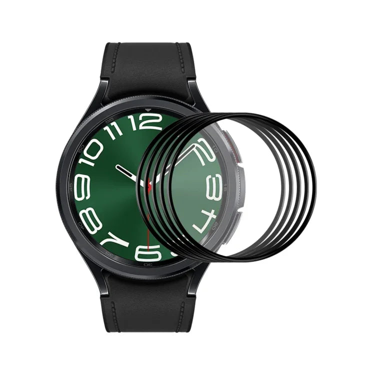 5 miếng phim màn hình HD phủ toàn bộ cạnh mềm PC 3D ENKAY, dành cho Samsung Galaxy Watch Ultra 47mm / Ultra 2025, dành cho Samsung Galaxy Watch8 Classic 46mm, dành cho Samsung Galaxy Watch8 44mm, dành cho Samsung Galaxy Watch8 40mm