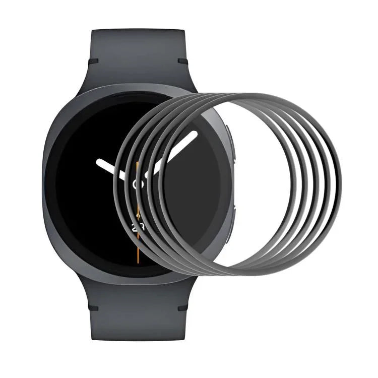 5 miếng phim màn hình HD phủ toàn bộ cạnh mềm PC 3D ENKAY, dành cho Samsung Galaxy Watch Ultra 47mm / Ultra 2025, dành cho Samsung Galaxy Watch8 Classic 46mm, dành cho Samsung Galaxy Watch8 44mm, dành cho Samsung Galaxy Watch8 40mm