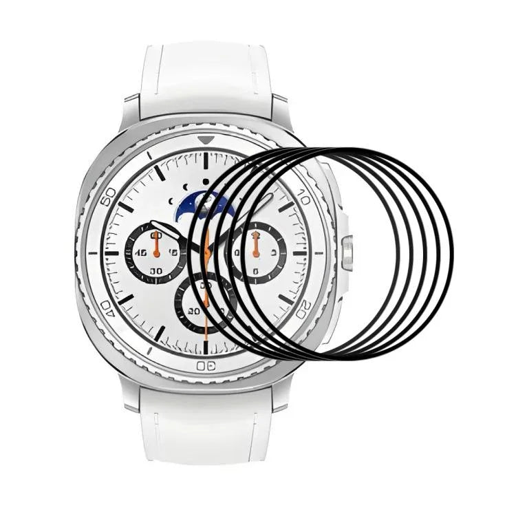 5 miếng phim màn hình HD phủ toàn bộ cạnh mềm PC 3D ENKAY, dành cho Samsung Galaxy Watch Ultra 47mm / Ultra 2025, dành cho Samsung Galaxy Watch8 Classic 46mm, dành cho Samsung Galaxy Watch8 44mm, dành cho Samsung Galaxy Watch8 40mm