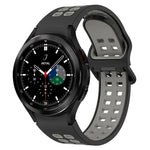 Dây đồng hồ silicone thoáng khí hai màu, cho Samsung Galaxy Watch 4 Classic 42mm