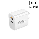 Sạc đôi PD30W USB-C / Type-C + QC3.0 USB, phích cắm AU, Kho hàng HK
