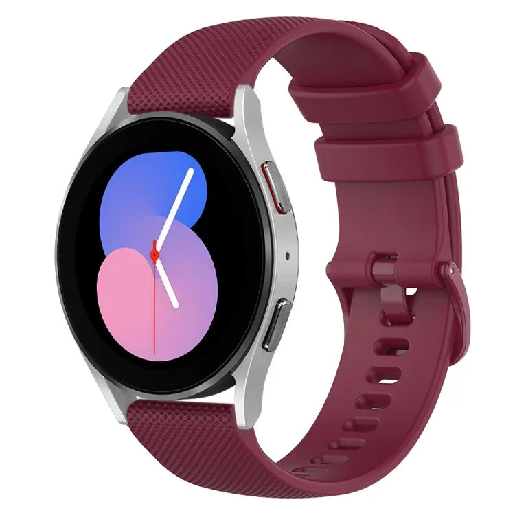 Dây đồng hồ silicone caro 20mm, cho Samsung Galaxy Watch 5 40mm