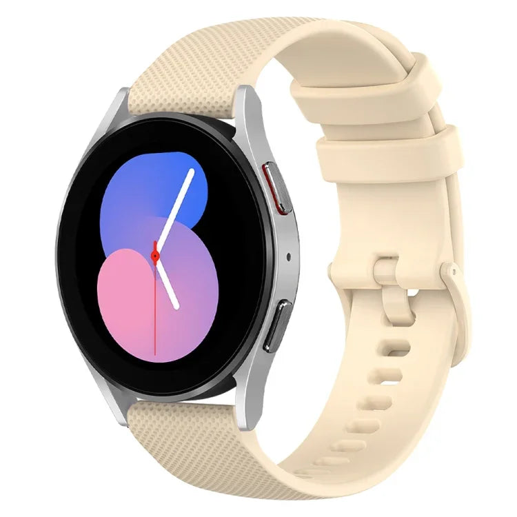 Dây đồng hồ silicone caro 20mm, cho Samsung Galaxy Watch 5 40mm