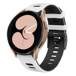 Dây đồng hồ silicone hai màu 20mm, cho Samsung Galaxy Watch 5 40mm