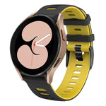 Dây đồng hồ silicone hai màu 20mm, cho Samsung Galaxy Watch 5 40mm