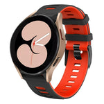Dây đồng hồ silicone hai màu 20mm, cho Samsung Galaxy Watch 5 40mm