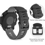 Dây đồng hồ silicone hai màu 20mm, cho Samsung Galaxy Watch 5 40mm