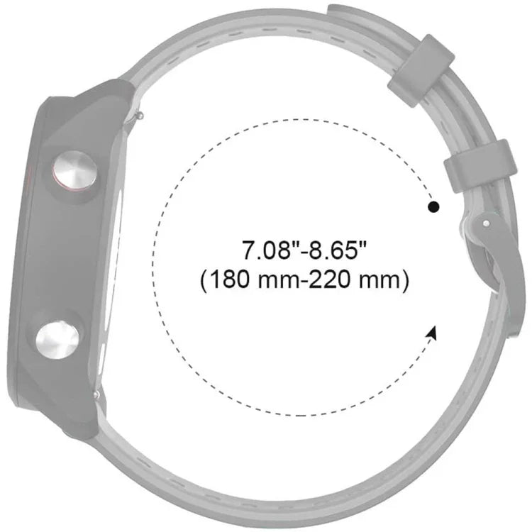 Dây đồng hồ silicone hai màu 20mm, cho Samsung Galaxy Watch 5 40mm