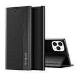 Ốp điện thoại da mạ điện hút bên cạnh, dành cho iPhone 16 Pro, iPhone 16 Plus, iPhone 16, iPhone 15 Pro Max, iPhone 15 Pro, iPhone 15 Plus
