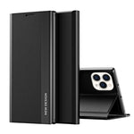 Ốp điện thoại da mạ điện hút bên cạnh, dành cho iPhone 16 Pro, iPhone 16 Plus, iPhone 16, iPhone 15 Pro Max, iPhone 15 Pro, iPhone 15 Plus