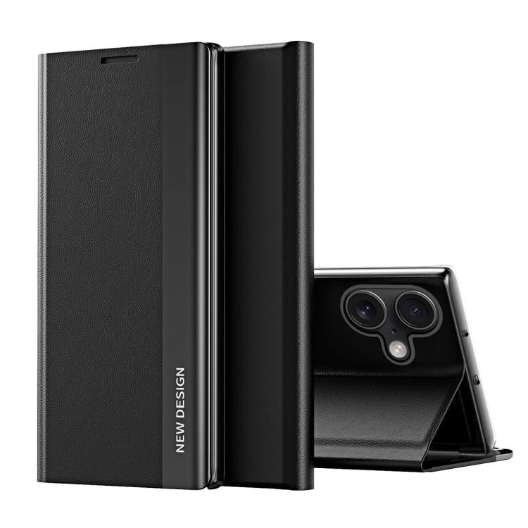 Ốp điện thoại da mạ điện hút bên cạnh, dành cho iPhone 17e / 16e, iPhone 17 Pro Max, iPhone 17 Pro, iPhone 17, iPhone Air, iPhone 16 Pro Max