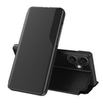 Ốp điện thoại da gập hiển thị bên cạnh, dành cho iPhone 17e / 16e, iPhone 17 Pro Max, iPhone 17 Pro, iPhone 17, iPhone Air, iPhone 16 Pro Max, iPhone 16 Pro, iPhone 16 Plus