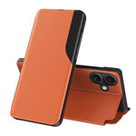 Ốp điện thoại da gập hiển thị bên cạnh, dành cho iPhone 17e / 16e, iPhone 17 Pro Max, iPhone 17 Pro, iPhone 17, iPhone Air, iPhone 16 Pro Max, iPhone 16 Pro, iPhone 16 Plus
