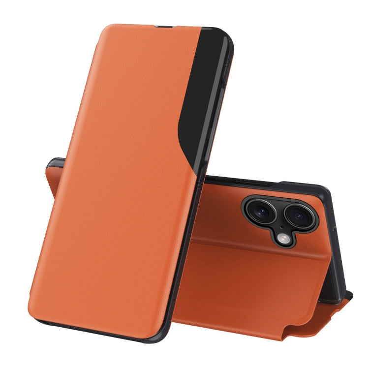 Ốp điện thoại da gập hiển thị bên cạnh, dành cho iPhone 17e / 16e, iPhone 17 Pro Max, iPhone 17 Pro, iPhone 17, iPhone Air, iPhone 16 Pro Max, iPhone 16 Pro, iPhone 16 Plus