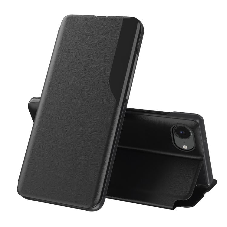 Ốp điện thoại da gập hiển thị bên cạnh, dành cho iPhone 17e / 16e, iPhone 17 Pro Max, iPhone 17 Pro, iPhone 17, iPhone Air, iPhone 16 Pro Max, iPhone 16 Pro, iPhone 16 Plus