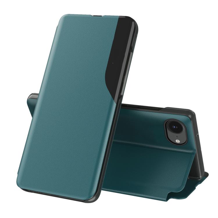 Ốp điện thoại da gập hiển thị bên cạnh, dành cho iPhone 17e / 16e, iPhone 17 Pro Max, iPhone 17 Pro, iPhone 17, iPhone Air, iPhone 16 Pro Max, iPhone 16 Pro, iPhone 16 Plus