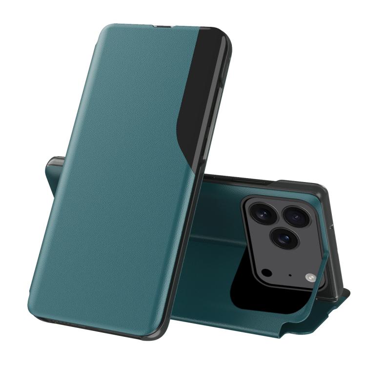 Ốp điện thoại da gập hiển thị bên cạnh, dành cho iPhone 17e / 16e, iPhone 17 Pro Max, iPhone 17 Pro, iPhone 17, iPhone Air, iPhone 16 Pro Max, iPhone 16 Pro, iPhone 16 Plus