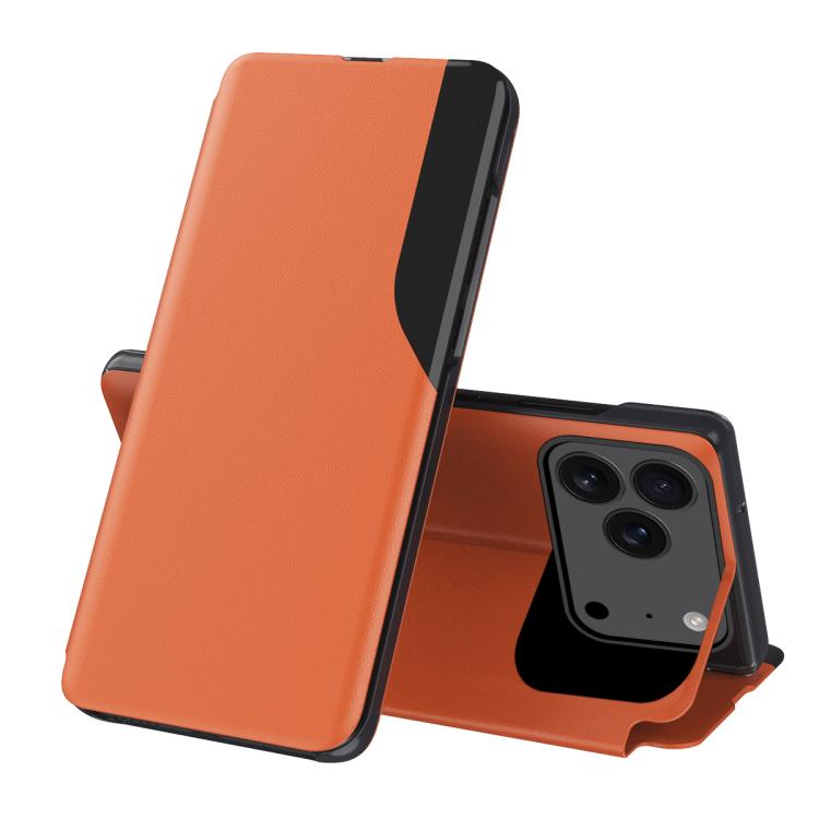 Ốp điện thoại da gập hiển thị bên cạnh, dành cho iPhone 17e / 16e, iPhone 17 Pro Max, iPhone 17 Pro, iPhone 17, iPhone Air, iPhone 16 Pro Max, iPhone 16 Pro, iPhone 16 Plus