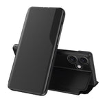 Ốp điện thoại da gập hiển thị bên cạnh, dành cho iPhone 17e / 16e, iPhone 17 Pro Max, iPhone 17 Pro, iPhone 17, iPhone Air, iPhone 16 Pro Max, iPhone 16 Pro, iPhone 16 Plus