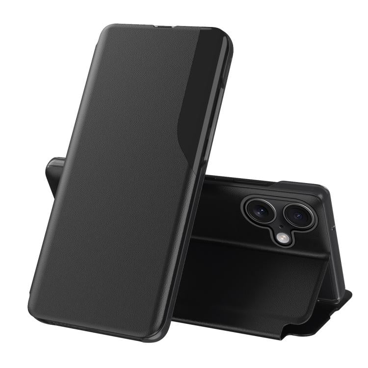 Ốp điện thoại da gập hiển thị bên cạnh, dành cho iPhone 17e / 16e, iPhone 17 Pro Max, iPhone 17 Pro, iPhone 17, iPhone Air, iPhone 16 Pro Max, iPhone 16 Pro, iPhone 16 Plus