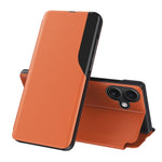 Ốp điện thoại da gập hiển thị bên cạnh, dành cho iPhone 17e / 16e, iPhone 17 Pro Max, iPhone 17 Pro, iPhone 17, iPhone Air, iPhone 16 Pro Max, iPhone 16 Pro, iPhone 16 Plus