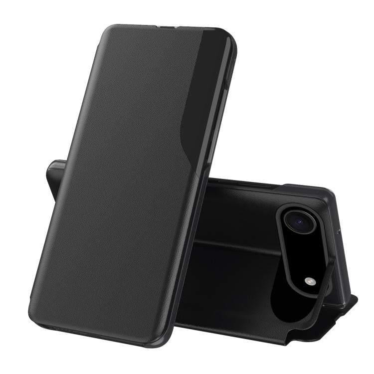Ốp điện thoại da gập hiển thị bên cạnh, dành cho iPhone 17e / 16e, iPhone 17 Pro Max, iPhone 17 Pro, iPhone 17, iPhone Air, iPhone 16 Pro Max, iPhone 16 Pro, iPhone 16 Plus