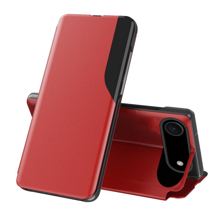 Ốp điện thoại da gập hiển thị bên cạnh, dành cho iPhone 17e / 16e, iPhone 17 Pro Max, iPhone 17 Pro, iPhone 17, iPhone Air, iPhone 16 Pro Max, iPhone 16 Pro, iPhone 16 Plus