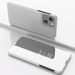 Ốp lưng điện thoại da gương mạ phản chiếu ngang có giá đỡ, Dành cho iPhone 16 Pro, Dành cho iPhone 16 Plus, Dành cho iPhone 16, Dành cho iPhone 15 Pro Max, Dành cho iPhone 15 Pro, Dành cho iPhone 15 Plus
