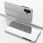 Ốp lưng điện thoại da gương mạ phản chiếu ngang có giá đỡ, Dành cho iPhone 16 Pro, Dành cho iPhone 16 Plus, Dành cho iPhone 16, Dành cho iPhone 15 Pro Max, Dành cho iPhone 15 Pro, Dành cho iPhone 15 Plus
