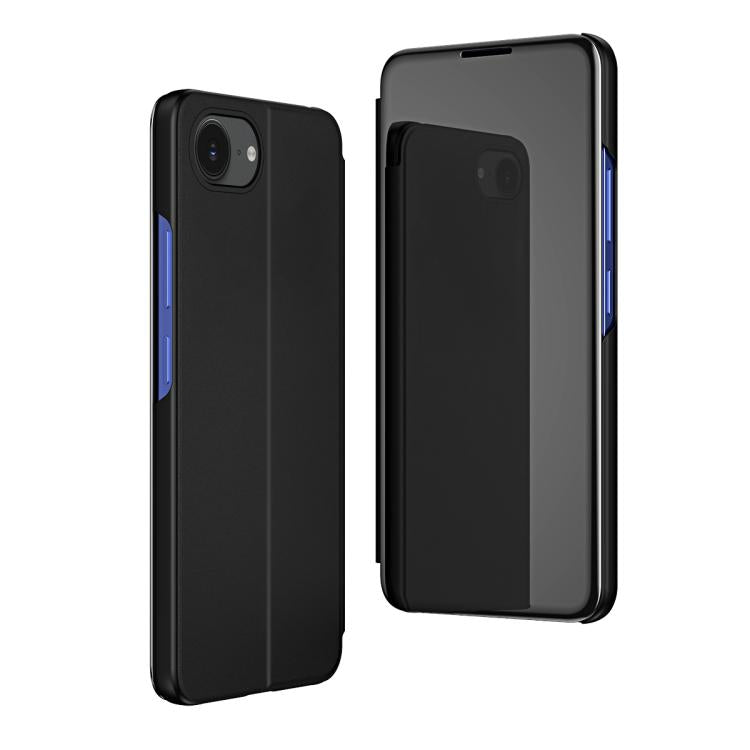 Ốp điện thoại da gập ngang gương mạ điện có giá đỡ, dành cho iPhone 17e / 16e, iPhone 17 Pro Max, iPhone 17 Pro, iPhone 17, iPhone Air, iPhone 16 Pro Max