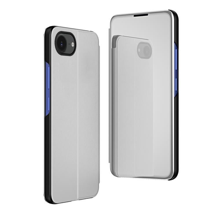 Ốp điện thoại da gập ngang gương mạ điện có giá đỡ, dành cho iPhone 17e / 16e, iPhone 17 Pro Max, iPhone 17 Pro, iPhone 17, iPhone Air, iPhone 16 Pro Max