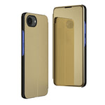 Ốp điện thoại da gập ngang gương mạ điện có giá đỡ, dành cho iPhone 17e / 16e, iPhone 17 Pro Max, iPhone 17 Pro, iPhone 17, iPhone Air, iPhone 16 Pro Max
