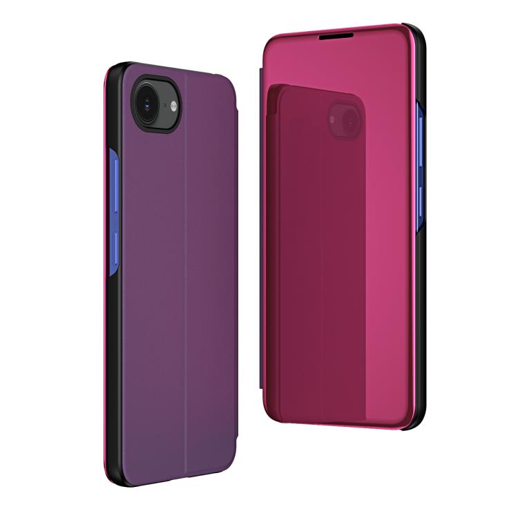 Ốp điện thoại da gập ngang gương mạ điện có giá đỡ, dành cho iPhone 17e / 16e, iPhone 17 Pro Max, iPhone 17 Pro, iPhone 17, iPhone Air, iPhone 16 Pro Max