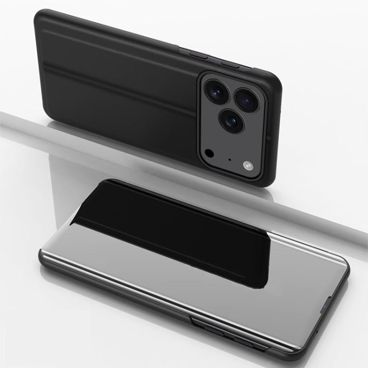 Ốp điện thoại da gập ngang gương mạ điện có giá đỡ, dành cho iPhone 17e / 16e, iPhone 17 Pro Max, iPhone 17 Pro, iPhone 17, iPhone Air, iPhone 16 Pro Max