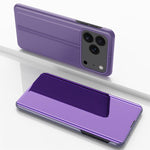 Ốp điện thoại da gập ngang gương mạ điện có giá đỡ, dành cho iPhone 17e / 16e, iPhone 17 Pro Max, iPhone 17 Pro, iPhone 17, iPhone Air, iPhone 16 Pro Max