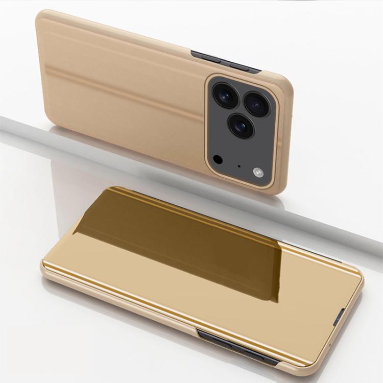 Ốp điện thoại da gập ngang gương mạ điện có giá đỡ, dành cho iPhone 17e / 16e, iPhone 17 Pro Max, iPhone 17 Pro, iPhone 17, iPhone Air, iPhone 16 Pro Max