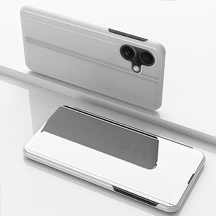 Ốp điện thoại da gập ngang gương mạ điện có giá đỡ, dành cho iPhone 17e / 16e, iPhone 17 Pro Max, iPhone 17 Pro, iPhone 17, iPhone Air, iPhone 16 Pro Max