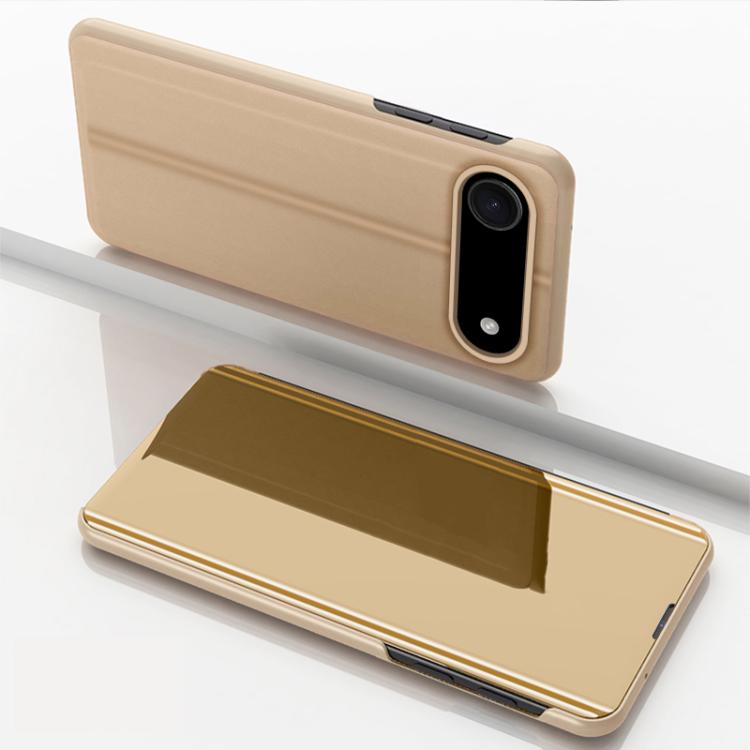 Ốp điện thoại da gập ngang gương mạ điện có giá đỡ, dành cho iPhone 17e / 16e, iPhone 17 Pro Max, iPhone 17 Pro, iPhone 17, iPhone Air, iPhone 16 Pro Max