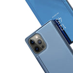 Ốp lưng điện thoại da gương mạ phản chiếu ngang có giá đỡ, Dành cho iPhone 16 Pro, Dành cho iPhone 16 Plus, Dành cho iPhone 16, Dành cho iPhone 15 Pro Max, Dành cho iPhone 15 Pro, Dành cho iPhone 15 Plus