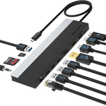 Trạm kết nối ba màn hình DisplayPort 12 trong 1 Type-C Wavlink UMD08, UMD08