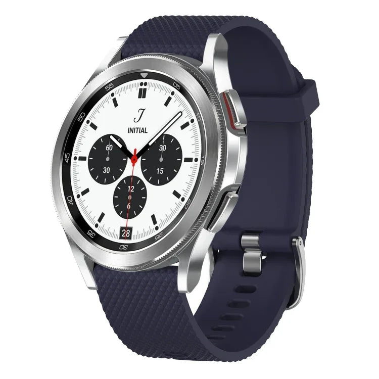 Dây đồng hồ silicone họa tiết kim cương 20mm, cho Samsung Galaxy Watch 4 Classic 42mm, cho Samsung Galaxy Watch Active 2 44mm, cho Samsung Galaxy Watch Active 2 40mm, cho Samsung Galaxy Watch 42mm
