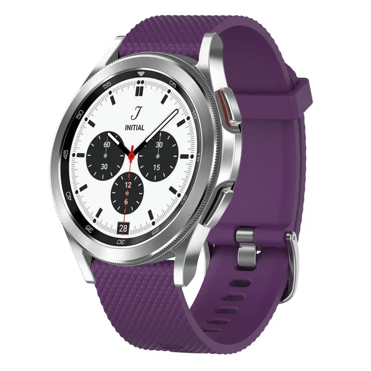 Dây đồng hồ silicone họa tiết kim cương 20mm, cho Samsung Galaxy Watch 4 Classic 42mm, cho Samsung Galaxy Watch Active 2 44mm, cho Samsung Galaxy Watch Active 2 40mm, cho Samsung Galaxy Watch 42mm