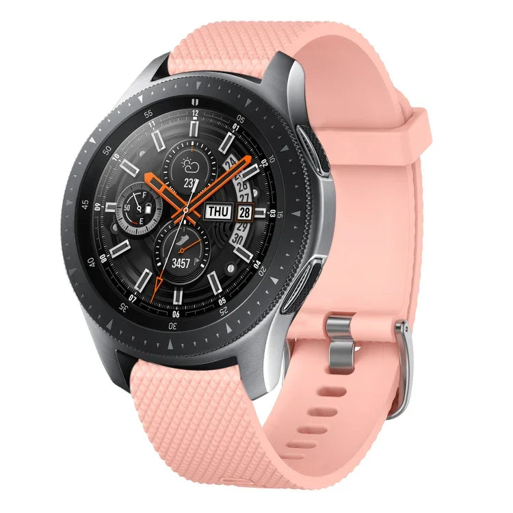 Dây đồng hồ silicone họa tiết kim cương 20mm, cho Samsung Galaxy Watch 4 Classic 42mm, cho Samsung Galaxy Watch Active 2 44mm, cho Samsung Galaxy Watch Active 2 40mm, cho Samsung Galaxy Watch 42mm