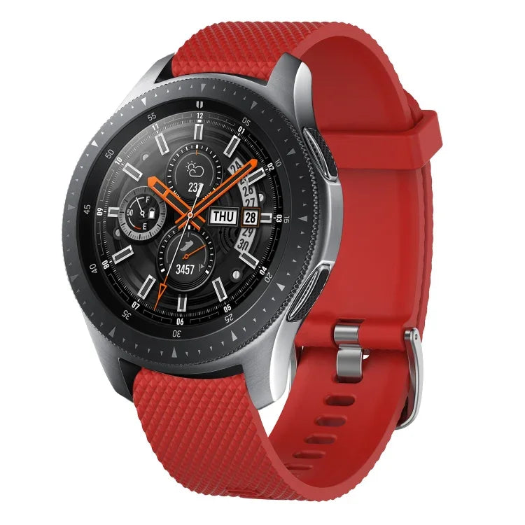 Dây đồng hồ silicone họa tiết kim cương 20mm, cho Samsung Galaxy Watch 4 Classic 42mm, cho Samsung Galaxy Watch Active 2 44mm, cho Samsung Galaxy Watch Active 2 40mm, cho Samsung Galaxy Watch 42mm