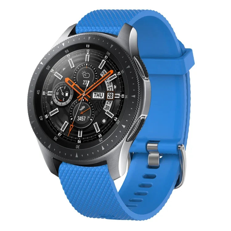 Dây đồng hồ silicone họa tiết kim cương 20mm, cho Samsung Galaxy Watch 4 Classic 42mm, cho Samsung Galaxy Watch Active 2 44mm, cho Samsung Galaxy Watch Active 2 40mm, cho Samsung Galaxy Watch 42mm