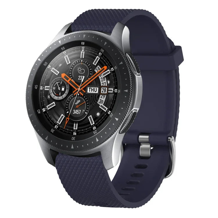 Dây đồng hồ silicone họa tiết kim cương 20mm, cho Samsung Galaxy Watch 4 Classic 42mm, cho Samsung Galaxy Watch Active 2 44mm, cho Samsung Galaxy Watch Active 2 40mm, cho Samsung Galaxy Watch 42mm
